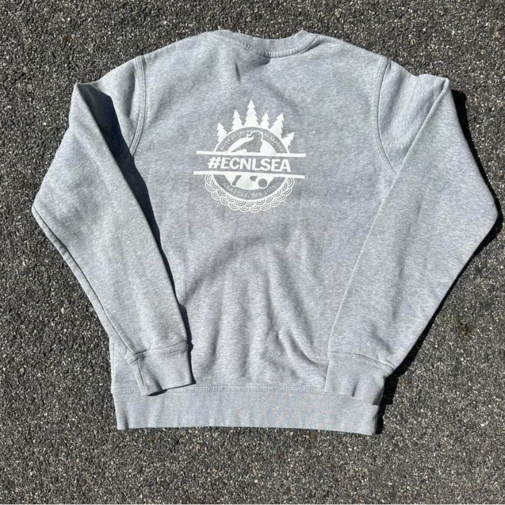 Nike Heather Gray Crewneck Sweatshirt